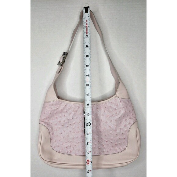 Authentic Max Nugus Haute Couture Pink Leather Purse Shoulder Handbag - Picture 7 of 8